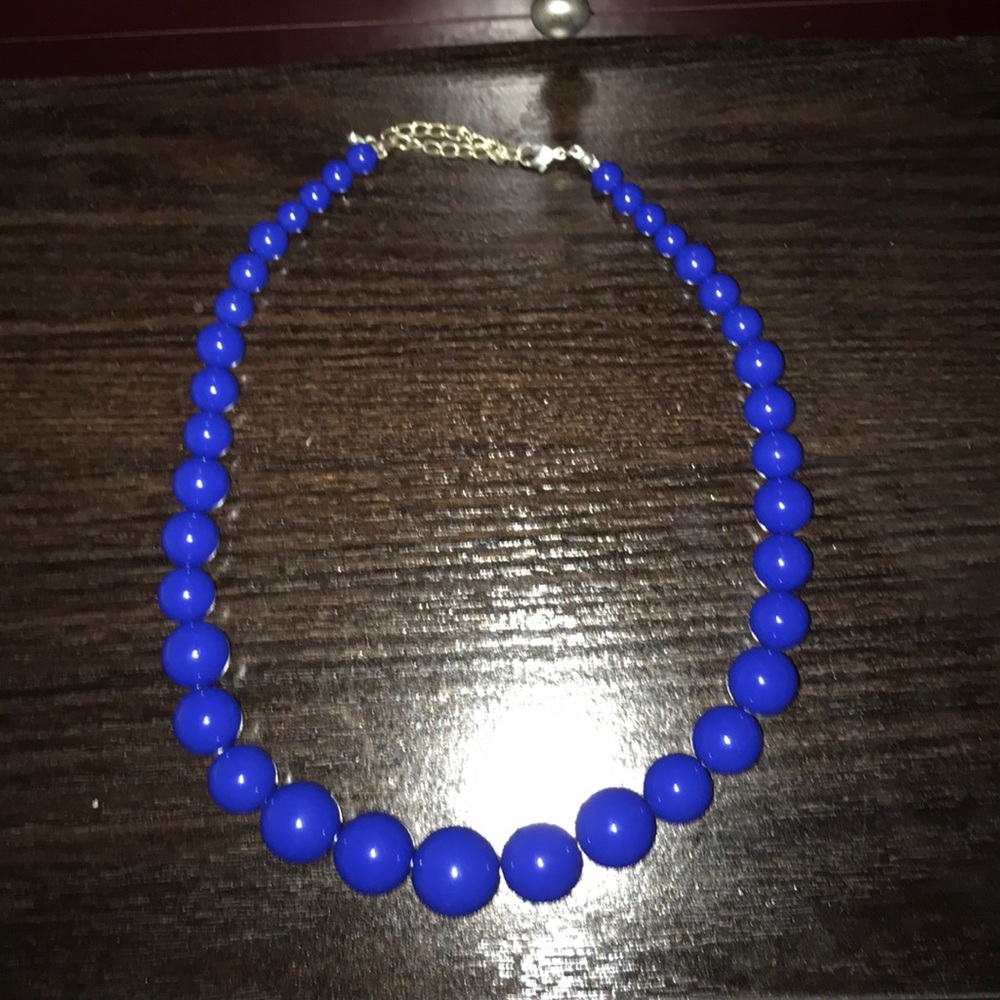 Blue necklace